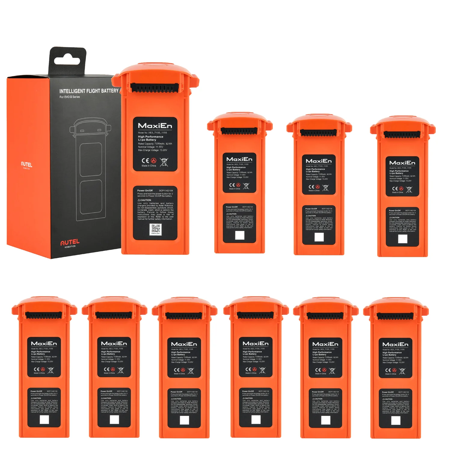 Autel Robotics EVO II Drone Battery 7100mAh - Orange - Image 10