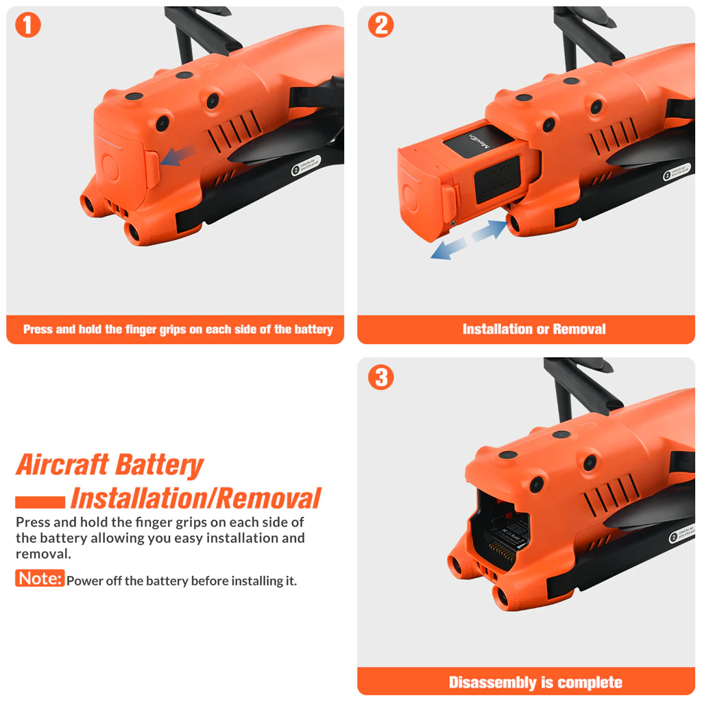 Autel Robotics EVO II Drone Battery 7100mAh - Orange - Image 5