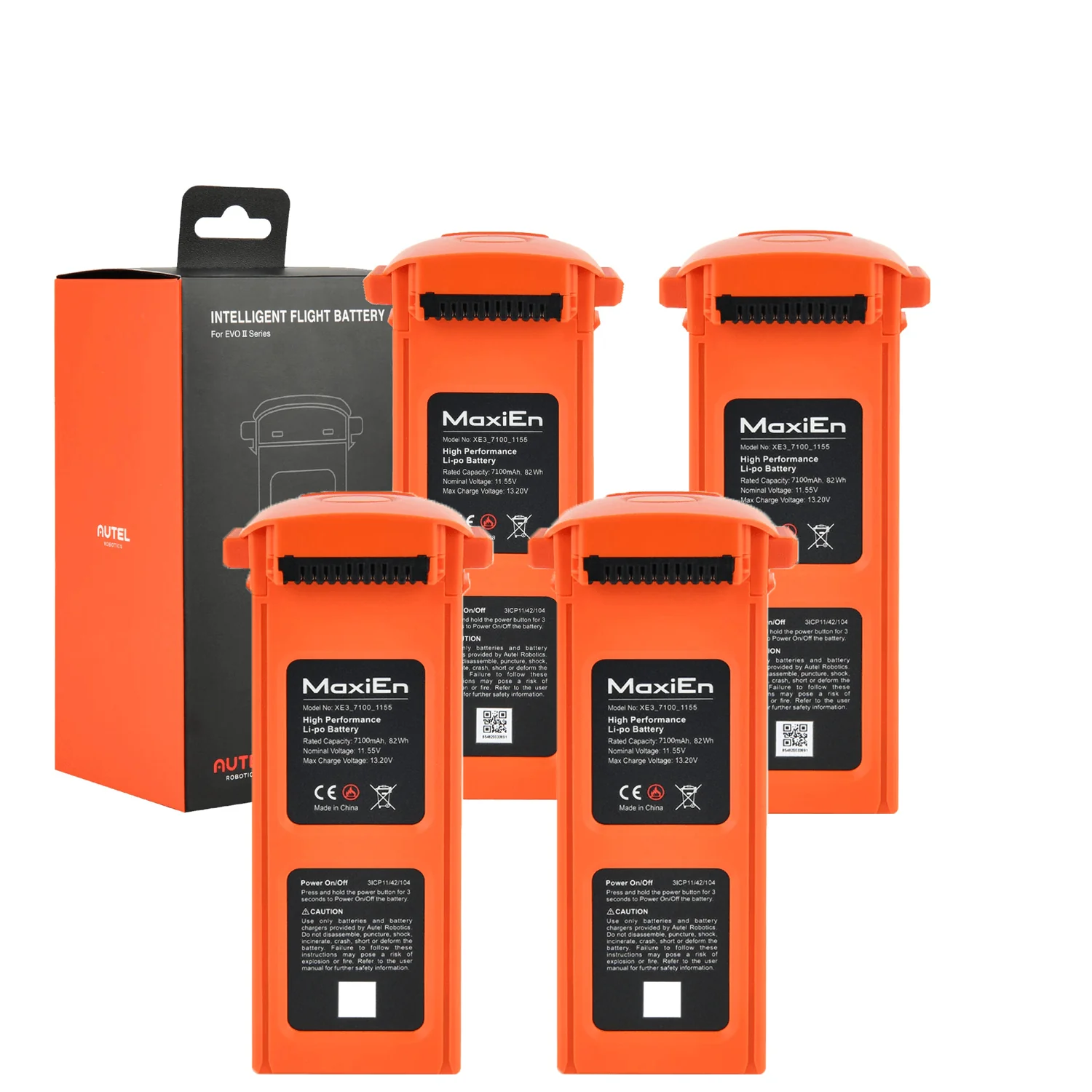 Autel Robotics EVO II Drone Battery 7100mAh - Orange - Image 9