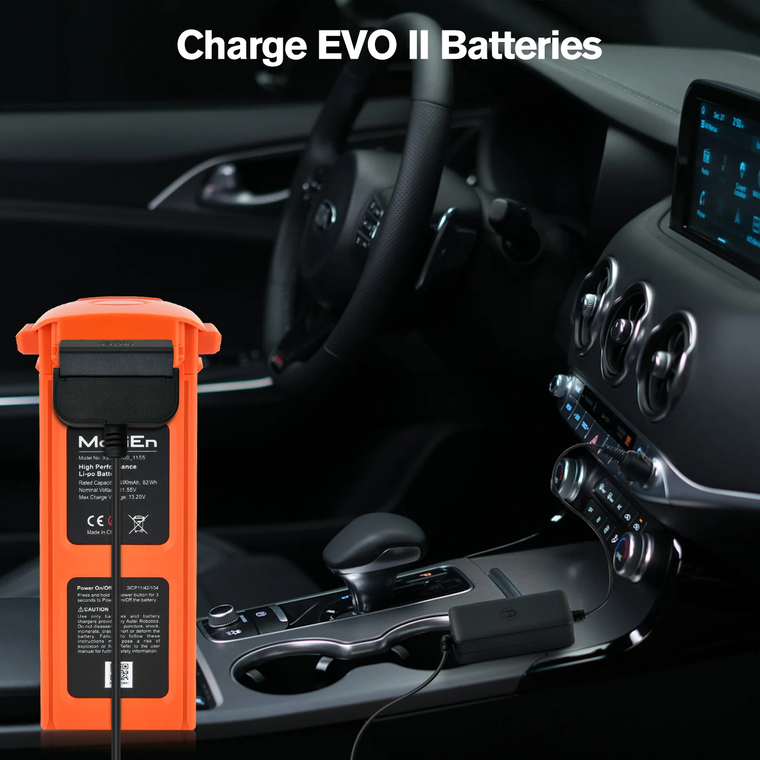 Autel Robotics EVO II Car Charger - Image 6