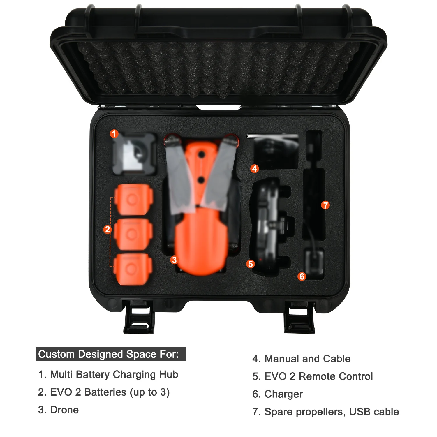 Autel Robotics Rugged Hard Case for EVO II Drones - CASE ONLY - Image 6